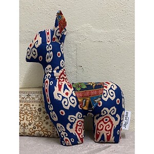 Batik Llama In Blue Pua Kumbu