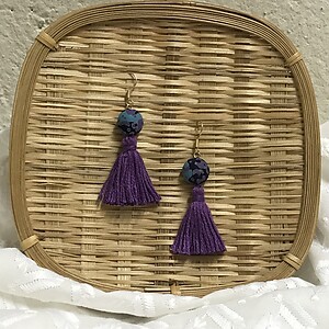 Batik Blossoms Earring